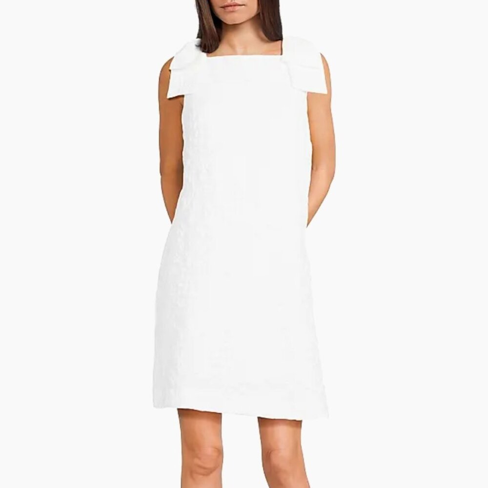 Lilly Pulitzer Carmine Mini Shift Dress in Resort White - Size US 12 (NWT)